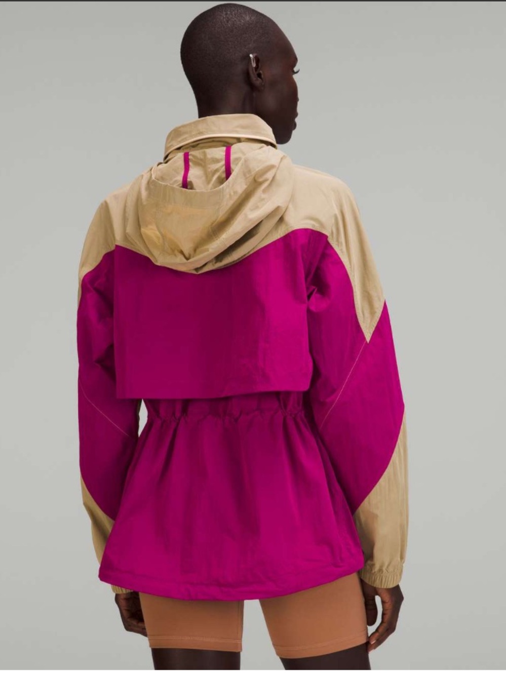 Lululemon Evergreen Anorak Jacket Prosecco / Ripened Raspberry Size 4 - Picture 2 of 15